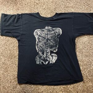 Warner Bros. Black Skeleton Graphic Tee